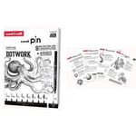 uni-ball DOTWORK-Starterset uni pin, 9er Koffer beinhaltet: 8 Fineliner uni pin, 1 Druckbleistift Shalaku S, - 1 Stück (CF PIN/8 005)