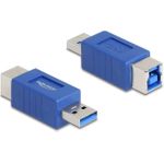 Delock USB 5 Gbps Adapter Typ-A Stecker zu Typ-B Buchse gekreuzt (67217)