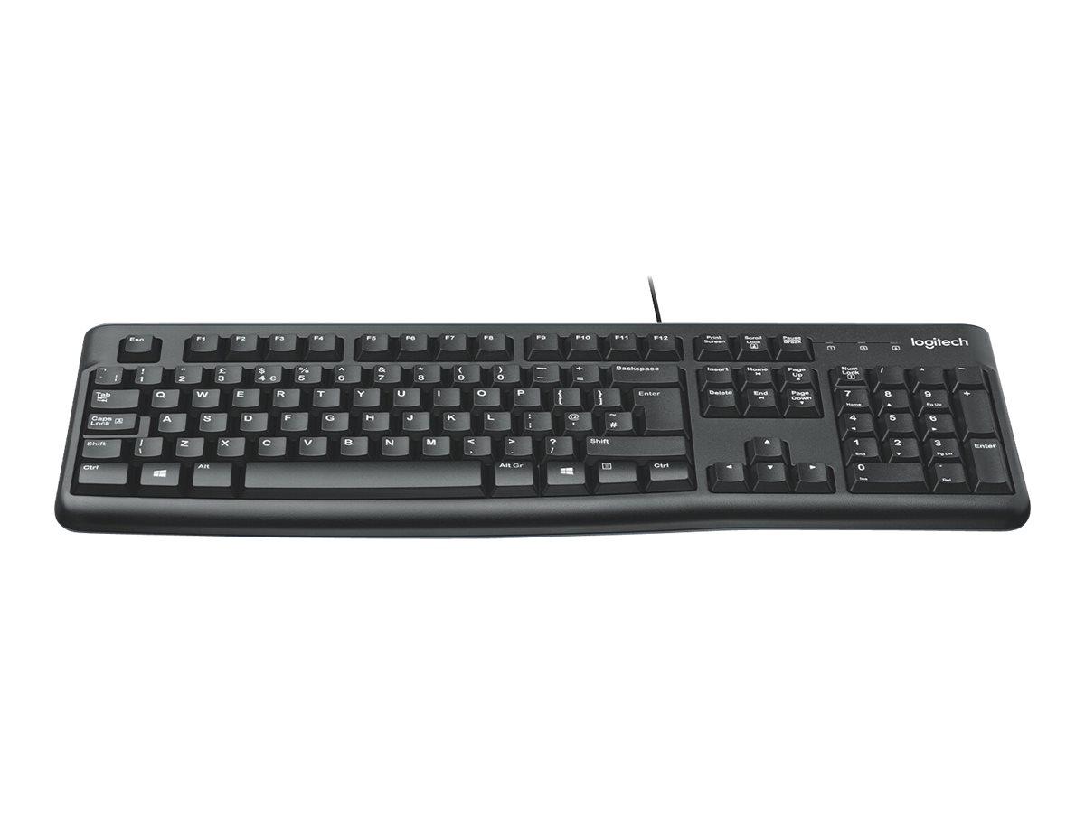 Logitech K120 kabelgebundene Tastatur USB QWERTY Spanisch Schwarz