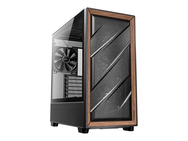 Antec FLUX Midi Tower E-ATX Schwarz Holz
