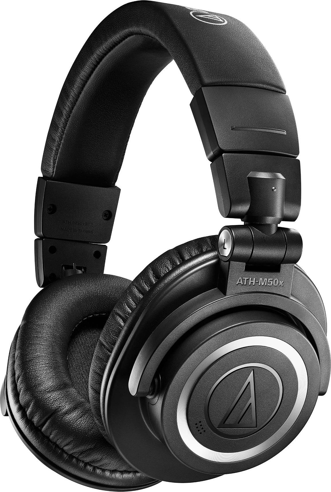 Audio-Technica ATH-M50XBT2. Produkttyp: Kopfhörer. Übertragungstechnik: Kabellos, Bluetooth. Empfohlene Nutzung: Musik. Gewicht: 307 g. Produktfarbe: Schwarz (ATH-M50XBT2) (B-Ware)