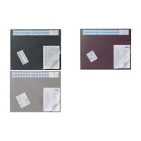 DURABLE Schreibunterlage mit Jahreskalender, schwarz mit reflexfreier Abdeckung, rutschfest (7204-01)