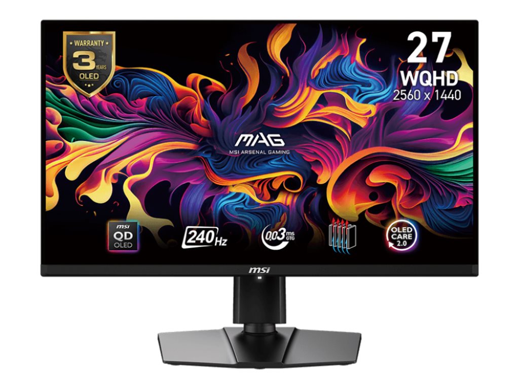 MSI MAG 271QPXDE QD-OLED E2 26.5" WQHD 240 Hz Schwarz