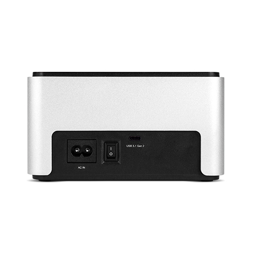 OWC OWCTCDRVDCK Docking-Station 2.5" 3.5" USB 3.1 Gen 2 Type-C Schwarz, Silber