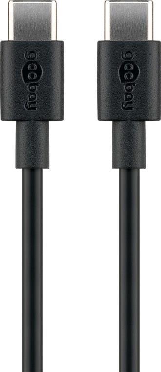 Goobay 51243 USB Kabel 2 m USB 2.0 USB C Schwarz (51243)