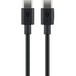 Goobay 51243 USB Kabel 2 m USB 2.0 USB C Schwarz (51243)