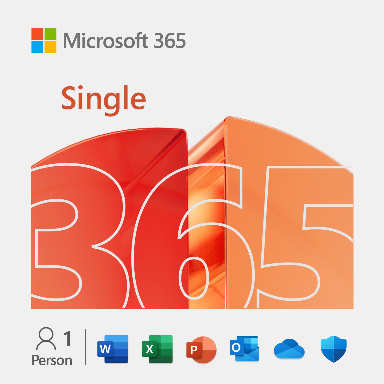 Microsoft 365 Single (Office-Apps inkl. Copilot-KI und 1TB Cloudspeicher) | Download & Produktschlüssel (EP2-32306)