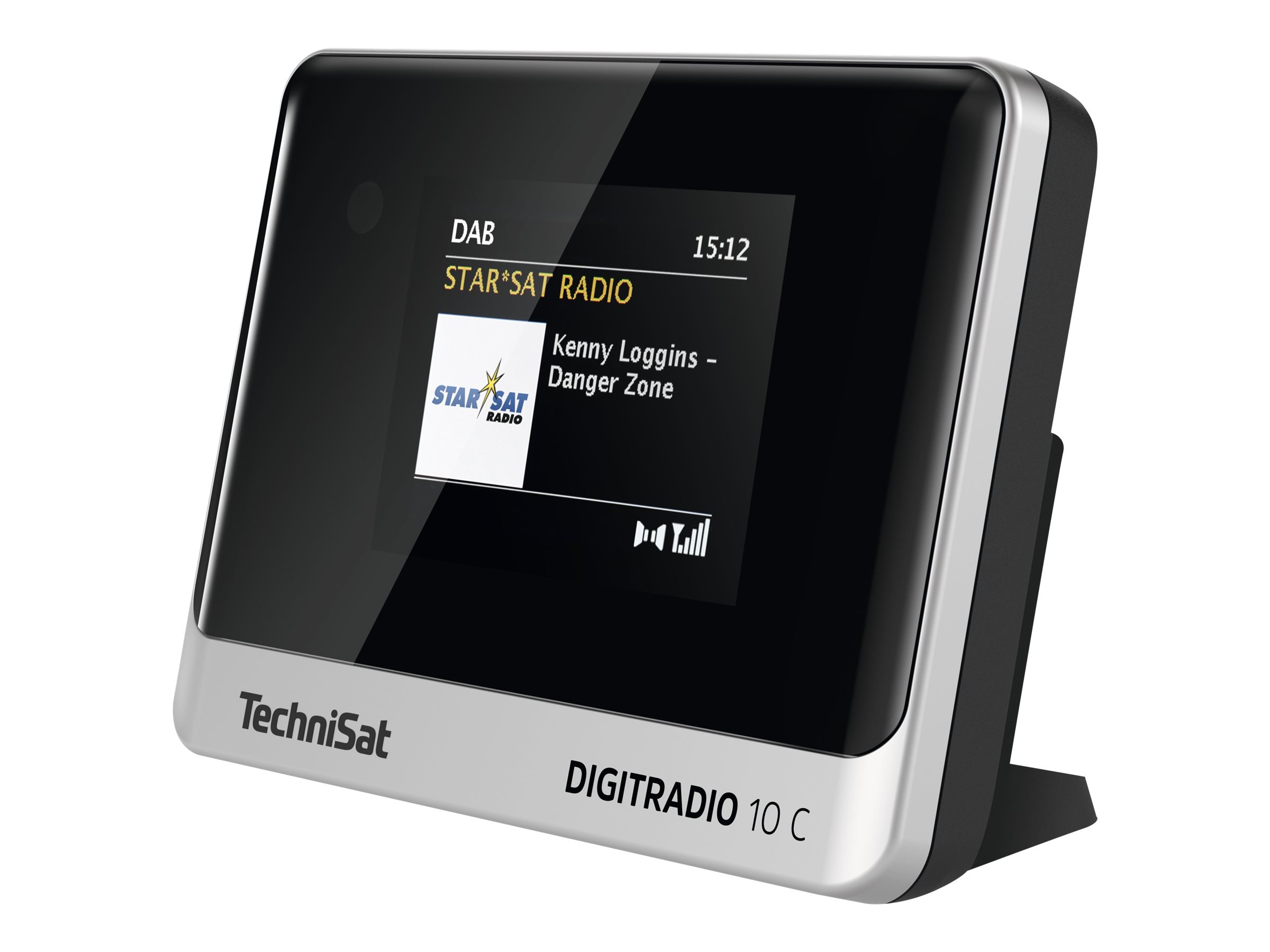 TechniSat DigitRadio 10 C DAB-Radiotuner Schwarz, Silber