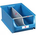 allit Einsteckschild für Sichtlagerkasten ProfiPlus Box 5 weiß, aus Karton, inkl. Folienscheiben - 1 Stück (455708)