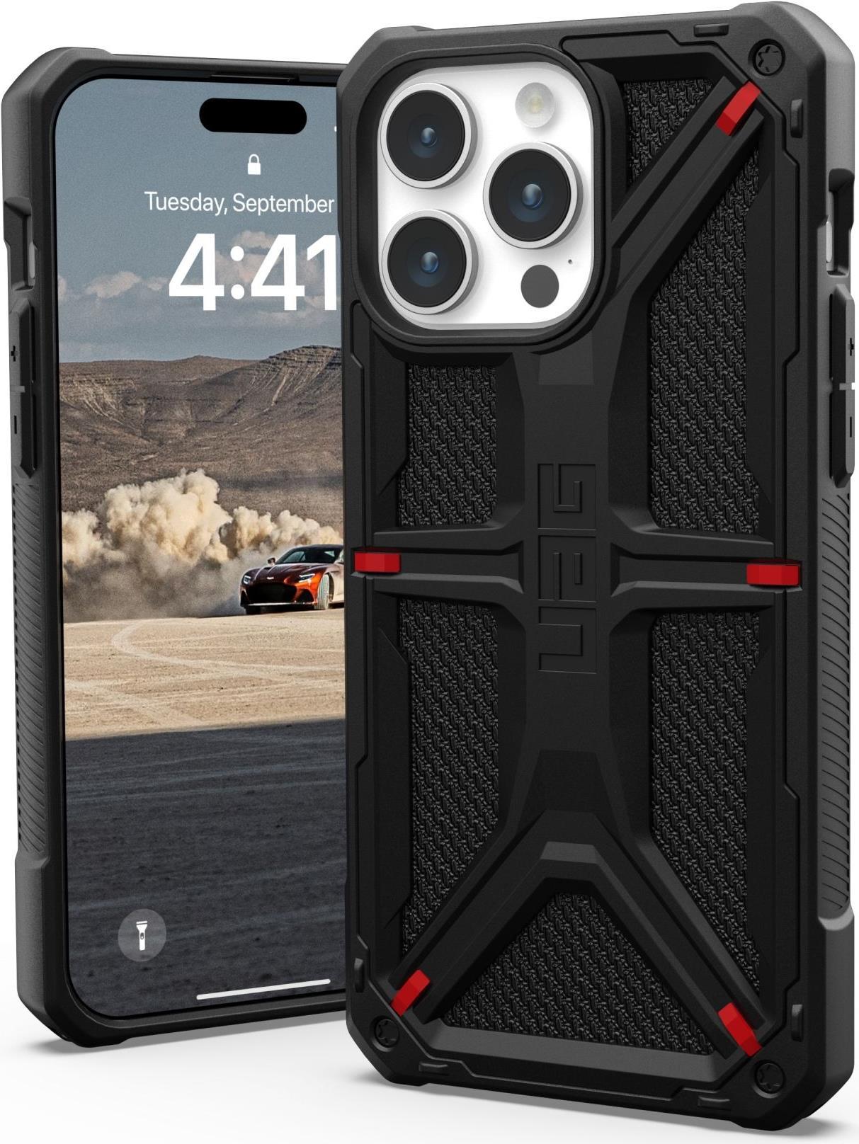 UAG Urban Armor Gear Monarch Case | Apple iPhone 15 Pro Max | kevlar schwarz | 114298113940 (114298113940)