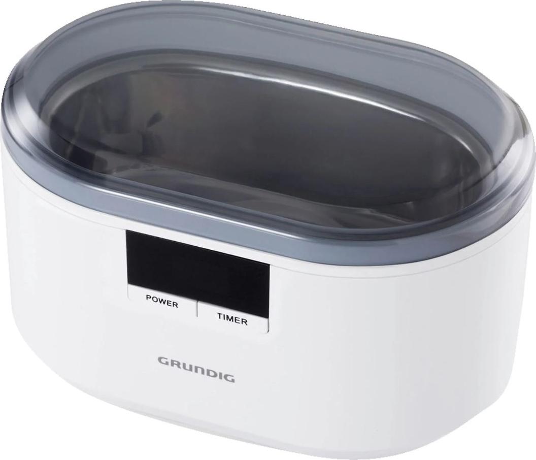 Grundig UC6620 Ultraschallreiniger 50W 600ml Digital-Timer Blau/Weiß (geöffnet)
