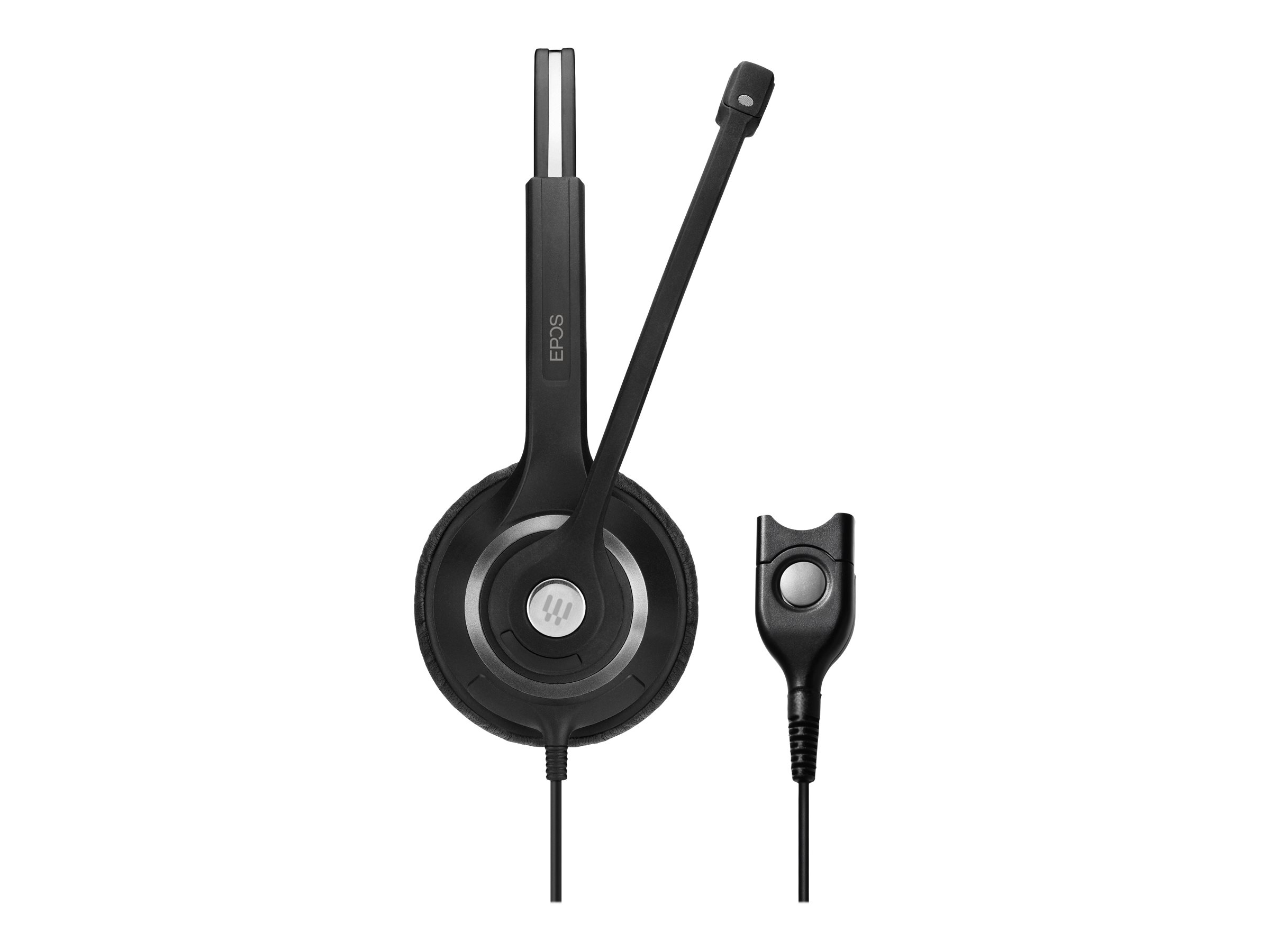 EPOS IMPACT SC 238 On-Ear Headset Kabelgebunden Schwarz, Silber