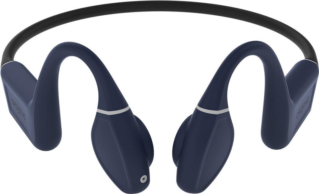 Creative Outlier Free Pro+ Open-Ear Kopfhörer Bluetooth 5.3 Mitternachtsblau, Mattschwarz