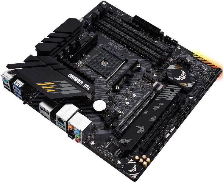 ASUS TUF GAMING B550M-PLUS Mainboard Micro ATX Sockel AM4 AMD B550 DDR4 128 GB RAM Schwarz