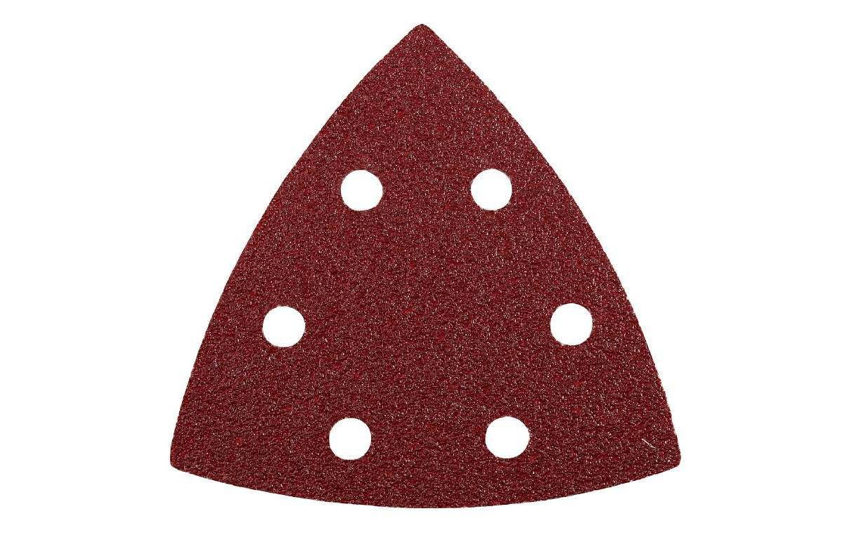 kwb QUICK-STICK Deltaschleifpapier Körnung 180 Ø 93 mm 5 St. Rot