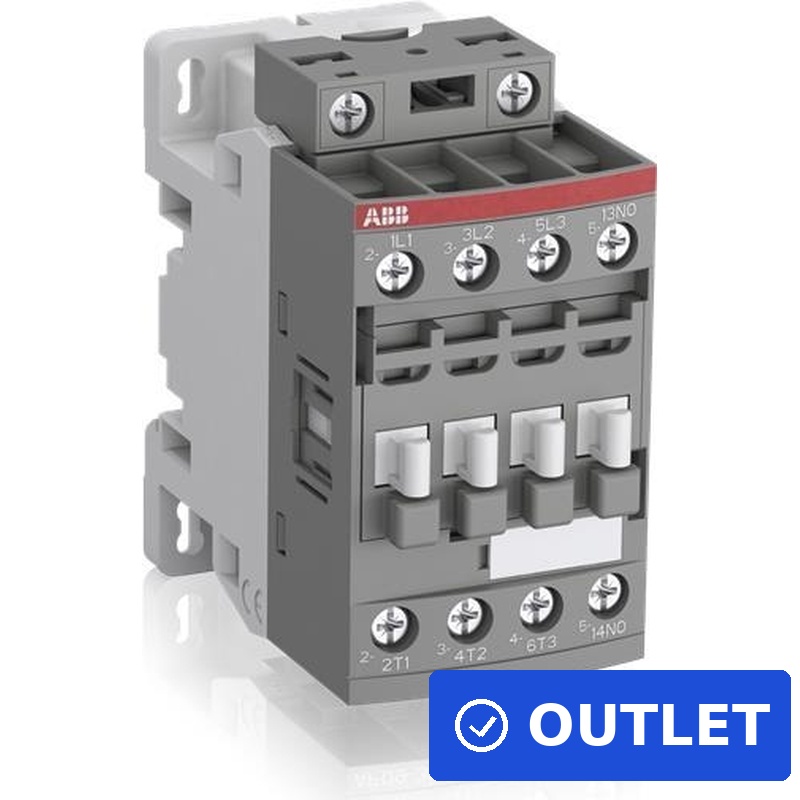 ABB STOTZ-KONTAKT Schütz 24-60 50/60 20-60VDC AF16-30-10-11 (1SBL177001R1110) (geöffnet)