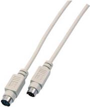 EFB-Elektronik Maus/-Tastatur Verlängerungskabel, 2x PS/2, St.-Bu., 2,0m, beige Hersteller: EFB Elektronik (EK323.2)