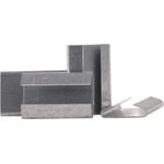 Banholzer&Wenz Stahlband-Verschlüsse U-Form 16x30mm Pack a 2000 Stück (69604)