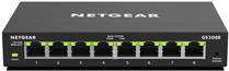 Netgear GS308E Managed Gigabit Ethernet (10/100/1000) Schwarz (GS308E-100PES)