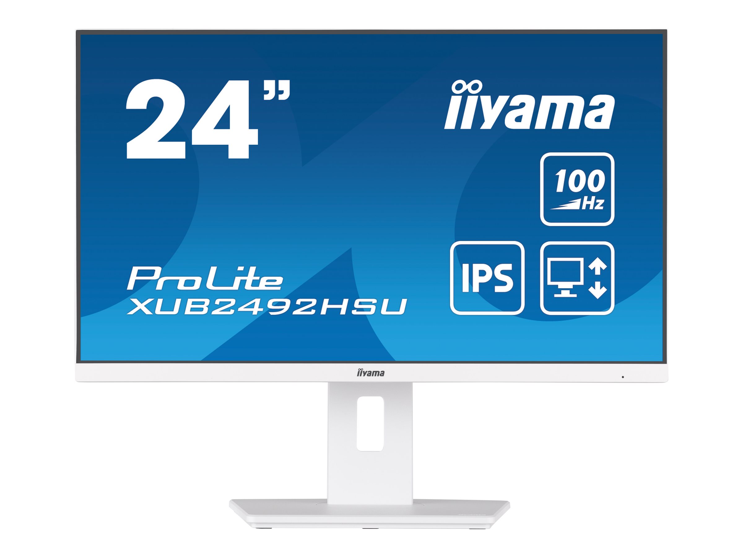 Iiyama ProLite XUB2492HSU-W6 23,8" Full HD IPS Monitor Weiß