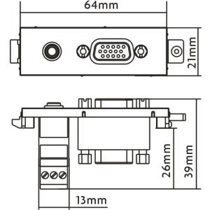 Vision TECHCONNECT V3-MODUL, VGA-F UND M (TC3 VGAF3.5MMD)