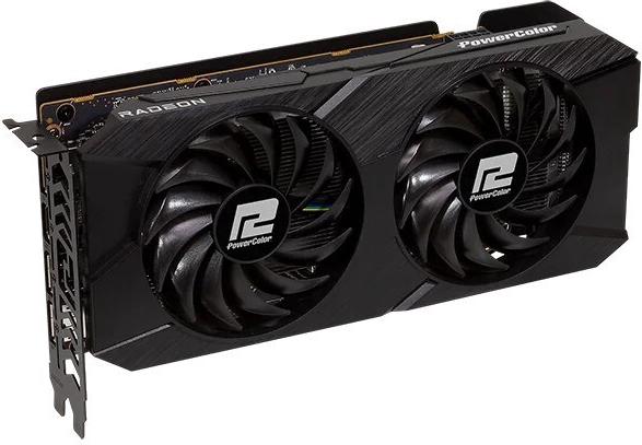PowerColor Fighter Radeon RX 7600 Grafikkarte 8 GB GDDR6 HDMI 3x DisplayPort Schwarz