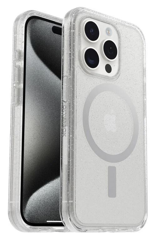 OtterBox Symmetry Hülle für iPhone 15 Pro MagSafe Stardust (77-93034)