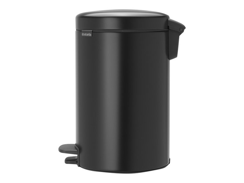 Brabantia newIcon Mülleimer 12 L Mattschwarz