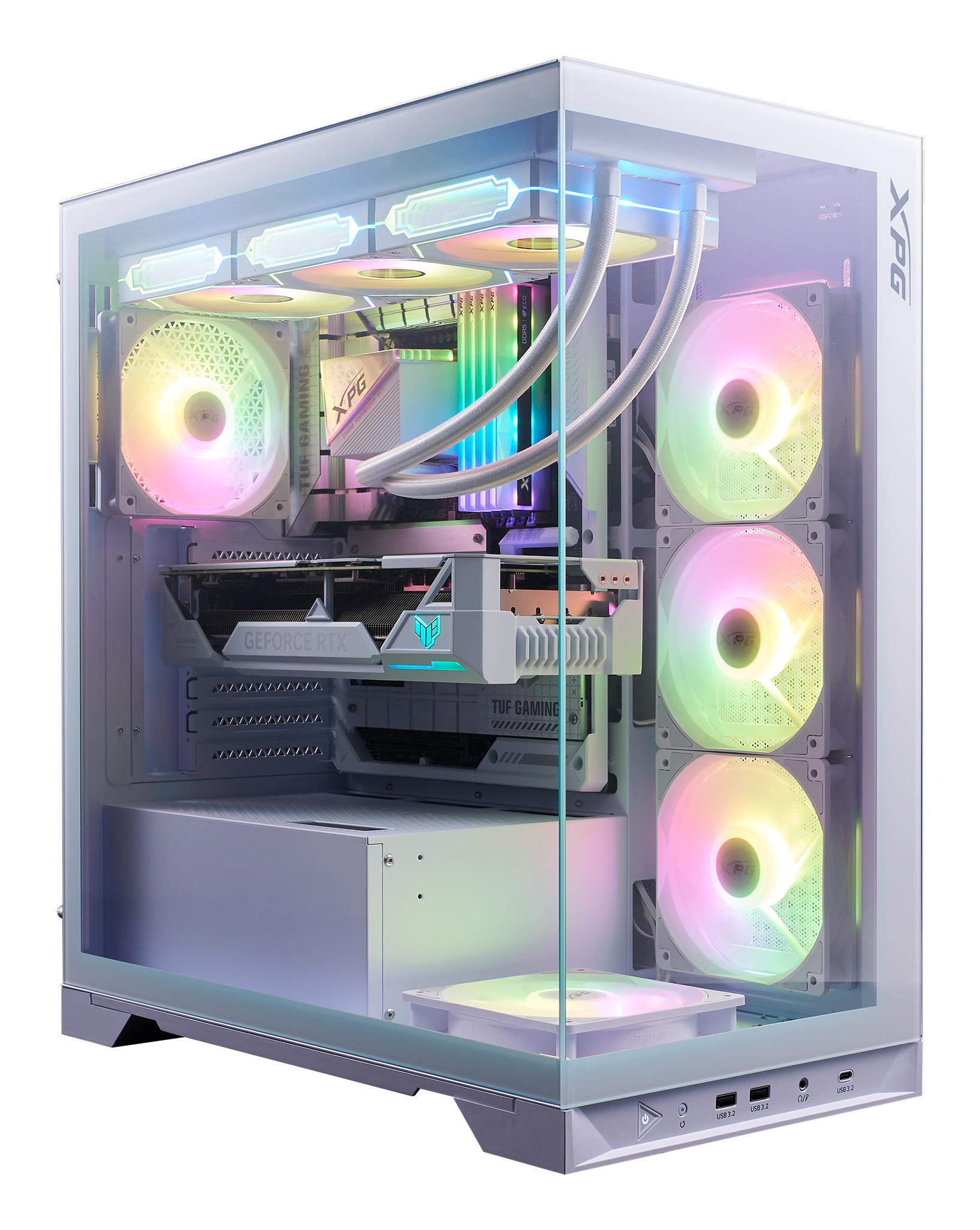 XPG INVADER X BTF Midi Tower ATX Weiß