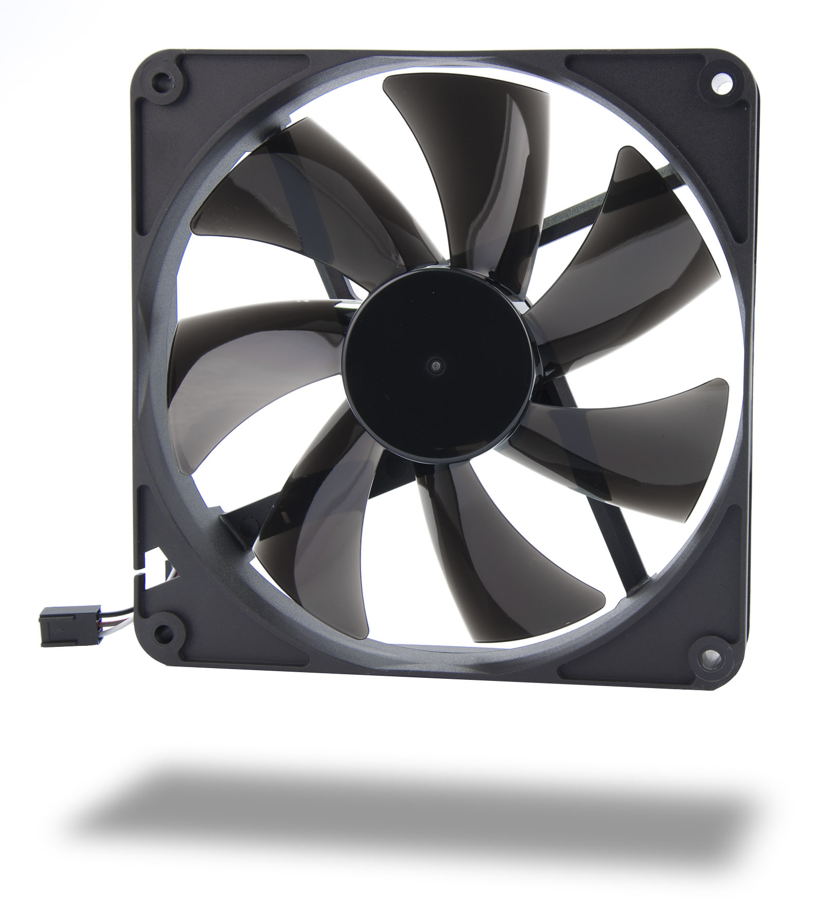 Noiseblocker BlackSilentPRO PK-2 140 mm Gehäuselüfter Schwarz