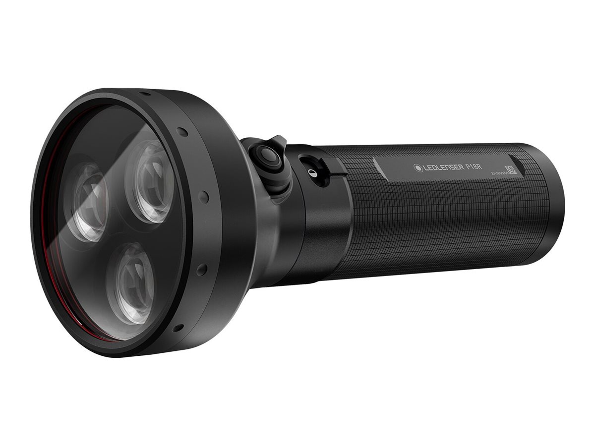 Ledlenser P-Series P18R LED Taschenlampe 6500 Lumen 600 m Leuchtweite IP68 Schwarz