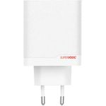 OnePlus 120W Dual Ports SuperVooc Adapter + Cable (Type-C + Type-A) - White