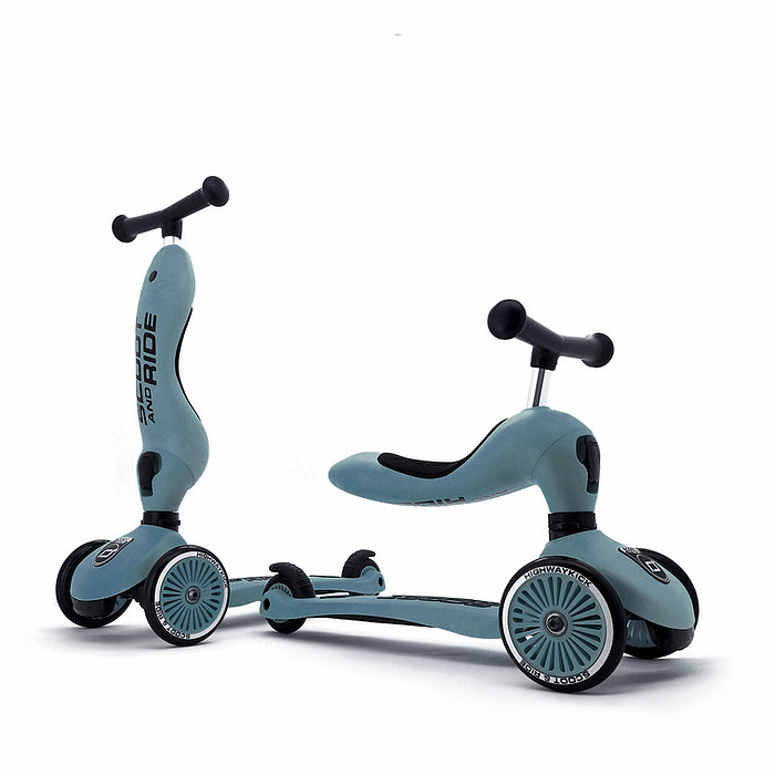 Scoot & Ride 96271 Dreiradroller für Kinder Blau