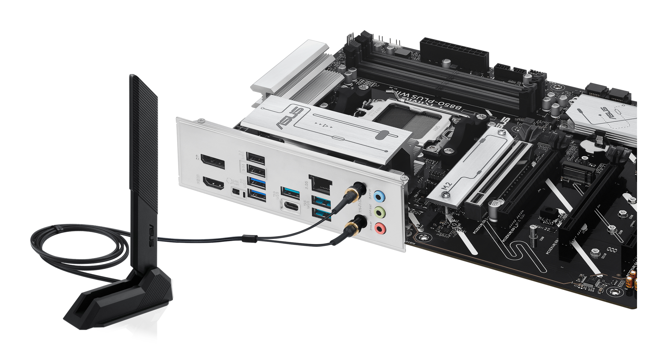 ASUS Prime B850-PLUS WIFI Mainboard ATX Sockel AM5 DDR5 Wi-Fi 6E Schwarz