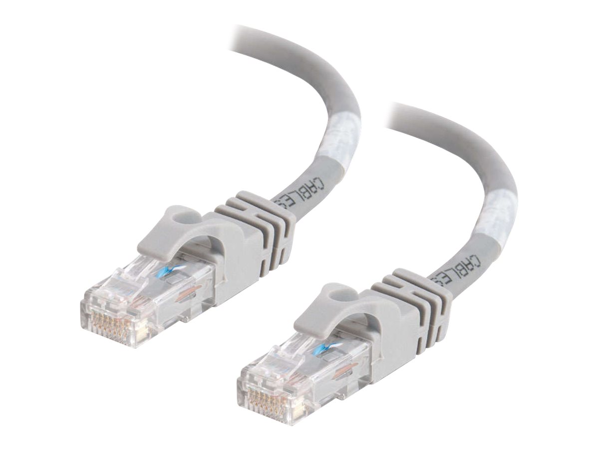 C2G Cat6 Booted Unshielded (UTP) Network Patch Cable 0,3 m Grau