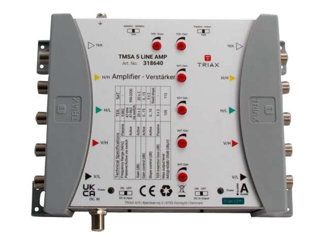 Triax TMSA 5 LINE AMP RF-Verstärker Grau