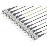 Lightwin Faserpigtail, Multimode 50/125µm, OM3, ST, 12er Set Pigtails (PIG 50 ST-12 2.0 OM3)
