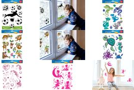 AVERY Zweckform ZDesign KIDS Fensterbild "Meereswelt", A4 selbsthaftend, wiederablösbar, zum Dekorieren von glatten - 1 Stück (54994)