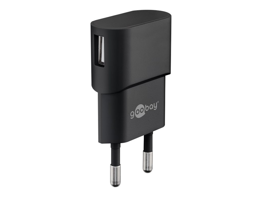 Goobay Netzteil USB 5 W 1 A Schwarz