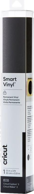 Cricut Smart Vinyl™ Permanent Folie Schwarz (glänzend) (2008614)