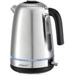 Maestro MR-050 Elektrischer Wasserkocher mit Beleuchtung, silberfarben 1,7 L (MR-050)