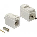 Delock FAKRA B Buchse 21 mm (kurz) zum Crimpen (89700)
