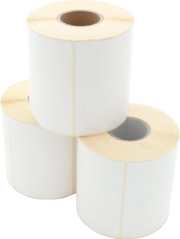 ARTDEV Etikettenrolle - Thermodirekt, 100 x 74mm, D113mm, Kern 40, 700 Etiketten/Rolle, permanent, ... (EDP 100-074 K40 D113 PERF)