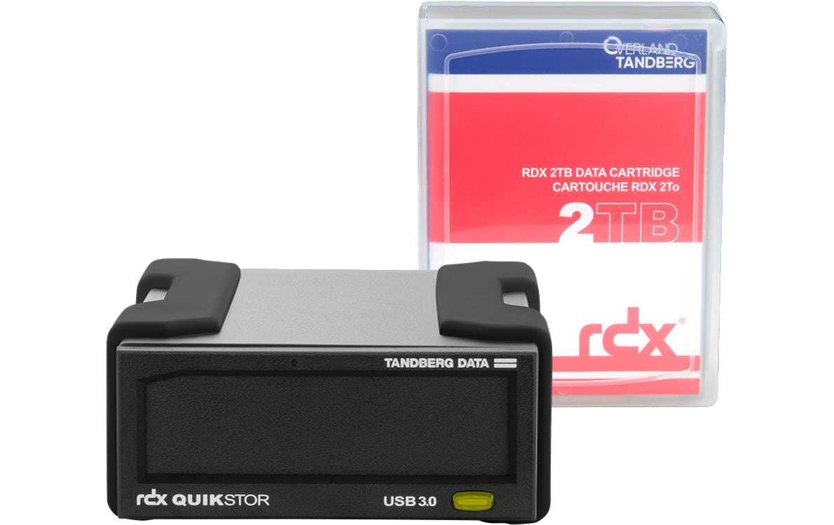 Overland-Tandberg RDX QuikStor 2 TB RDX-Laufwerk Schwarz