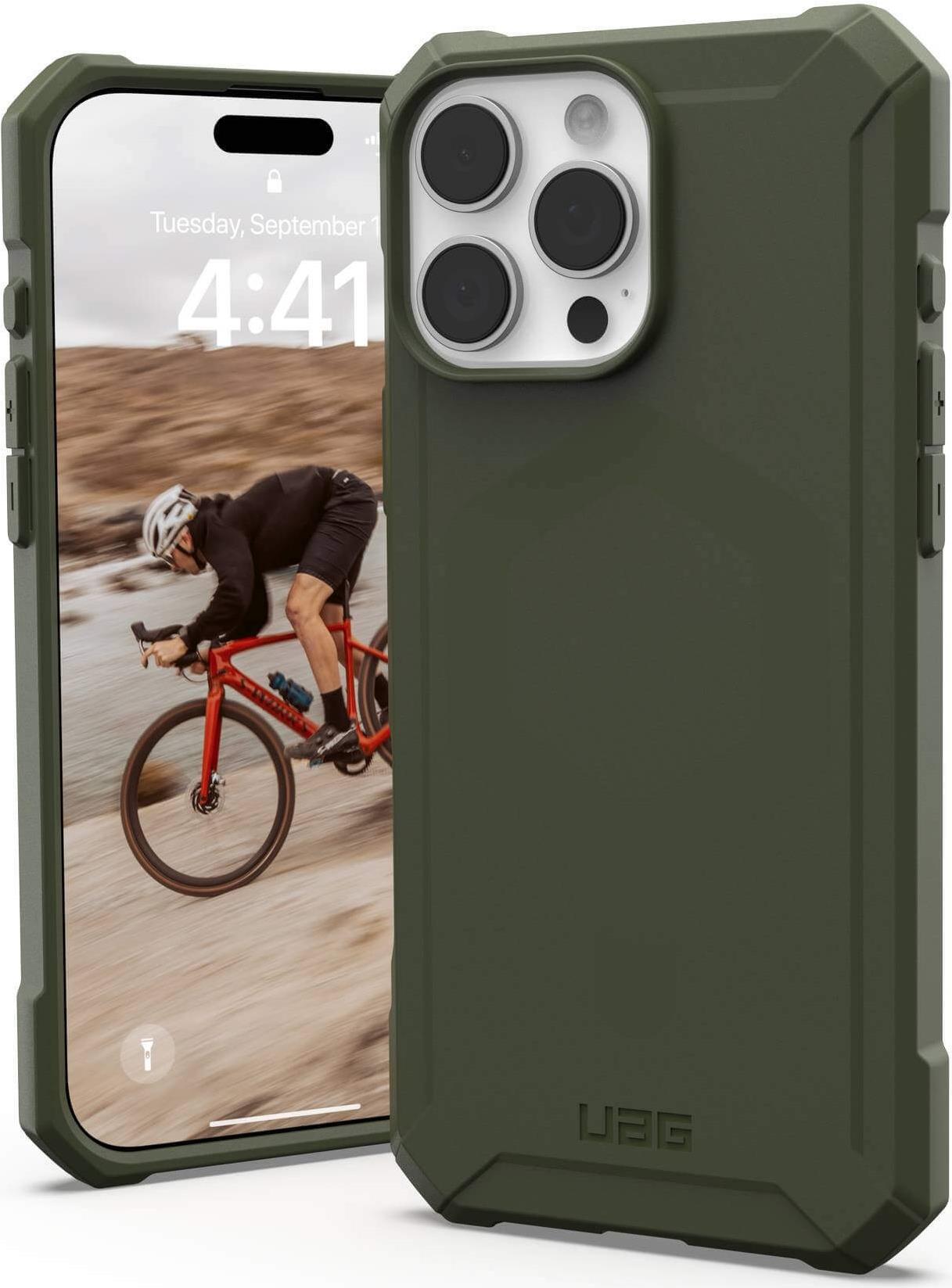 UAG Urban Armor Gear Essential Armor MagSafe Case | Apple iPhone 16 Pro Max | olive drab (transparent) | 114449117272 (114449117272)