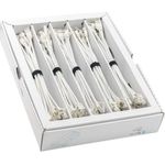 SLIM KAT6A 10 Gigabit Lightpatchkabel, 0,15m, U/FTP, Ø 3,8mm, weiss, 50-Pack KAT6A LIGHT geschirmt (SLIM-LS-K6A 0.15 WT 50)
