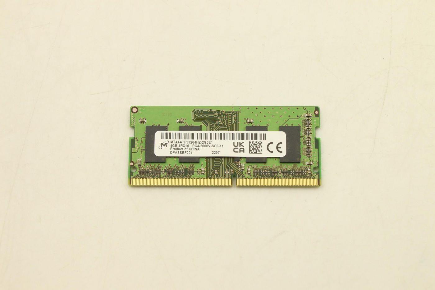 Lenovo Memory 4GB DDR4 2666 SoDIMM Mi (01AG831)