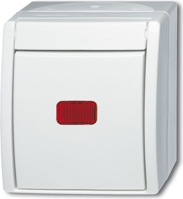 Busch-Jaeger Wechselschalter Ocean Aufputz Weiß 2601/6 SKW-54 (2601/6 SKW-54)