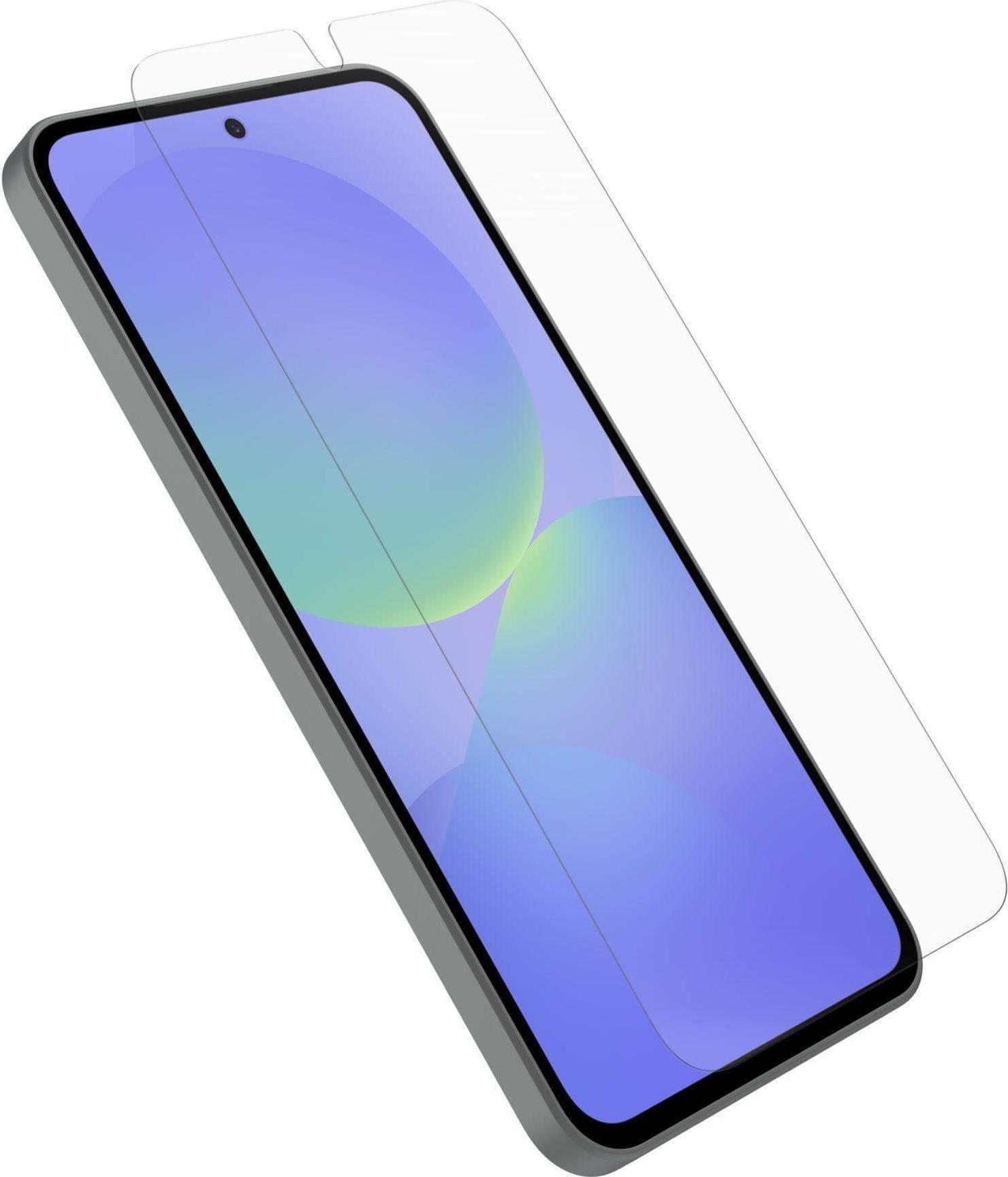 OtterBox Glass Samsung Galaxy A37 5G / Samsung Galaxy A36 5G / Samsung Galaxy A56 5G, transparent, Displayschutzglas/Displayschutzfolie/Panzerglas, hüllenfreundlich, Montagerahmen (geöffnet)