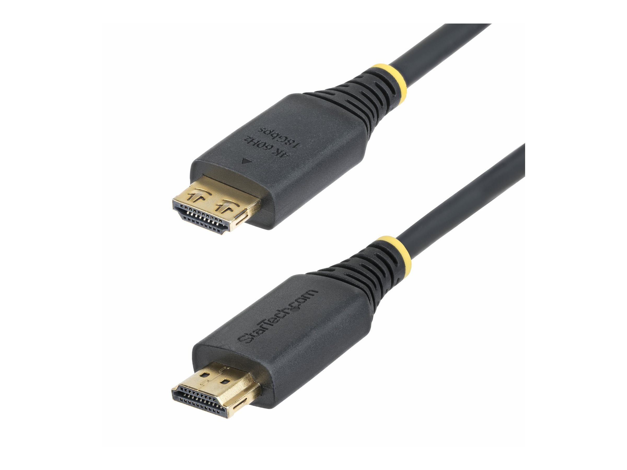 StarTech.com High Speed HDMI-Kabel HDMI 2.0 1m 4K60Hz 18Gbit/s Schwarz